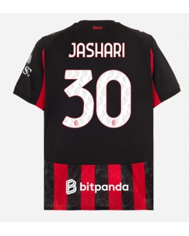 Billige Fotballdrakt AC Milan Ardon Jashari #30 Replika Hjemmedrakt 2025-26 Kortermet Billige Fotballdrakt AC Milan Ardon Jashari #30 Replika Hjemmedrakt 2025-26 Kortermet